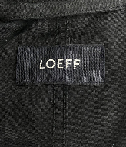 LOEFF コート ブラック 8886-243-0023 レディース SIZE - ロエフ