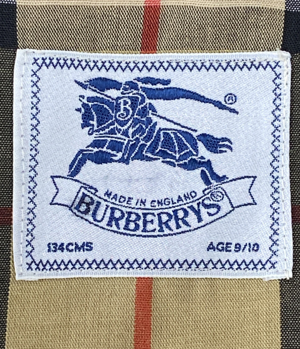 Burberrys トレンチコート 赤 裏地ノバチェック キッズ SIZE 134CMS バーバリーズ