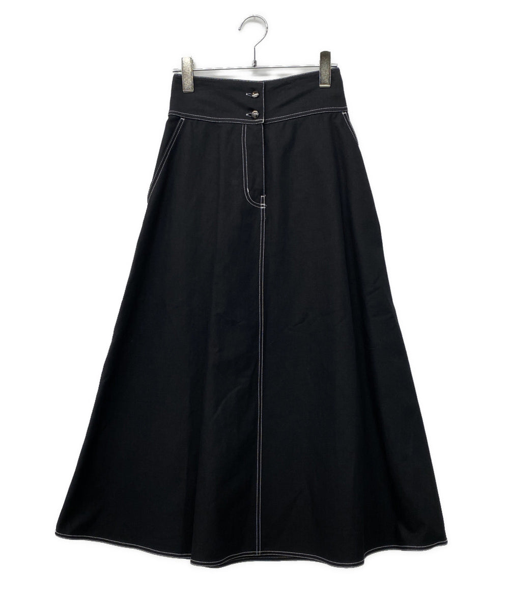 MAX MARA スカート Aライン ブラック レディース SIZE 40 マックスマーラ