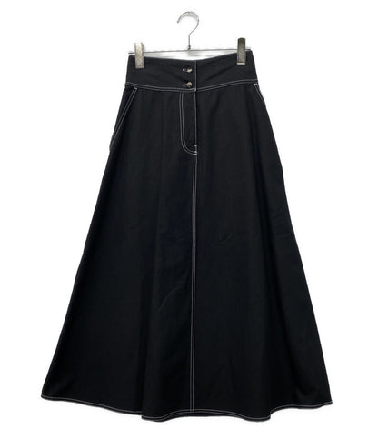 MAX MARA スカート Aライン ブラック レディース SIZE 40 マックスマーラ