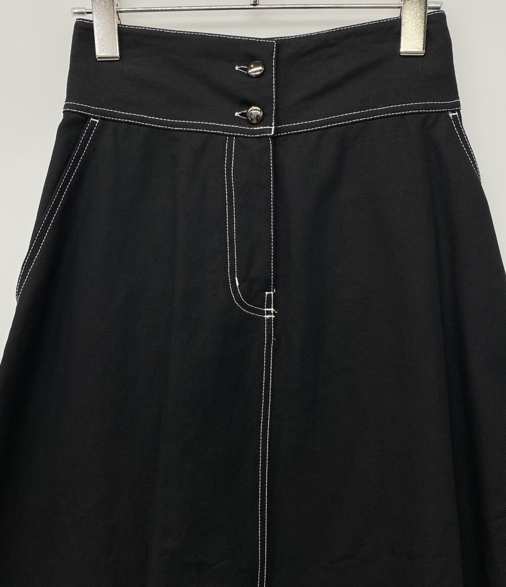 MAX MARA スカート Aライン ブラック レディース SIZE 40 マックスマーラ