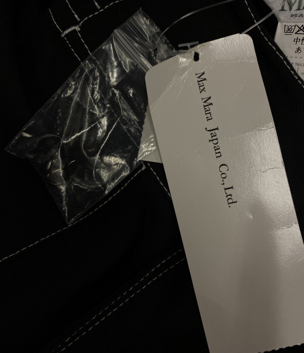 MAX MARA スカート Aライン ブラック レディース SIZE 40 マックスマーラ