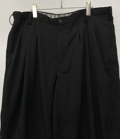 Y's for men ワイドパンツ WOOL GABARDINE 12 TUCK PANTS 2026AW MW-P02-100 メンズ SIZE 3 ワイズ フォー メン