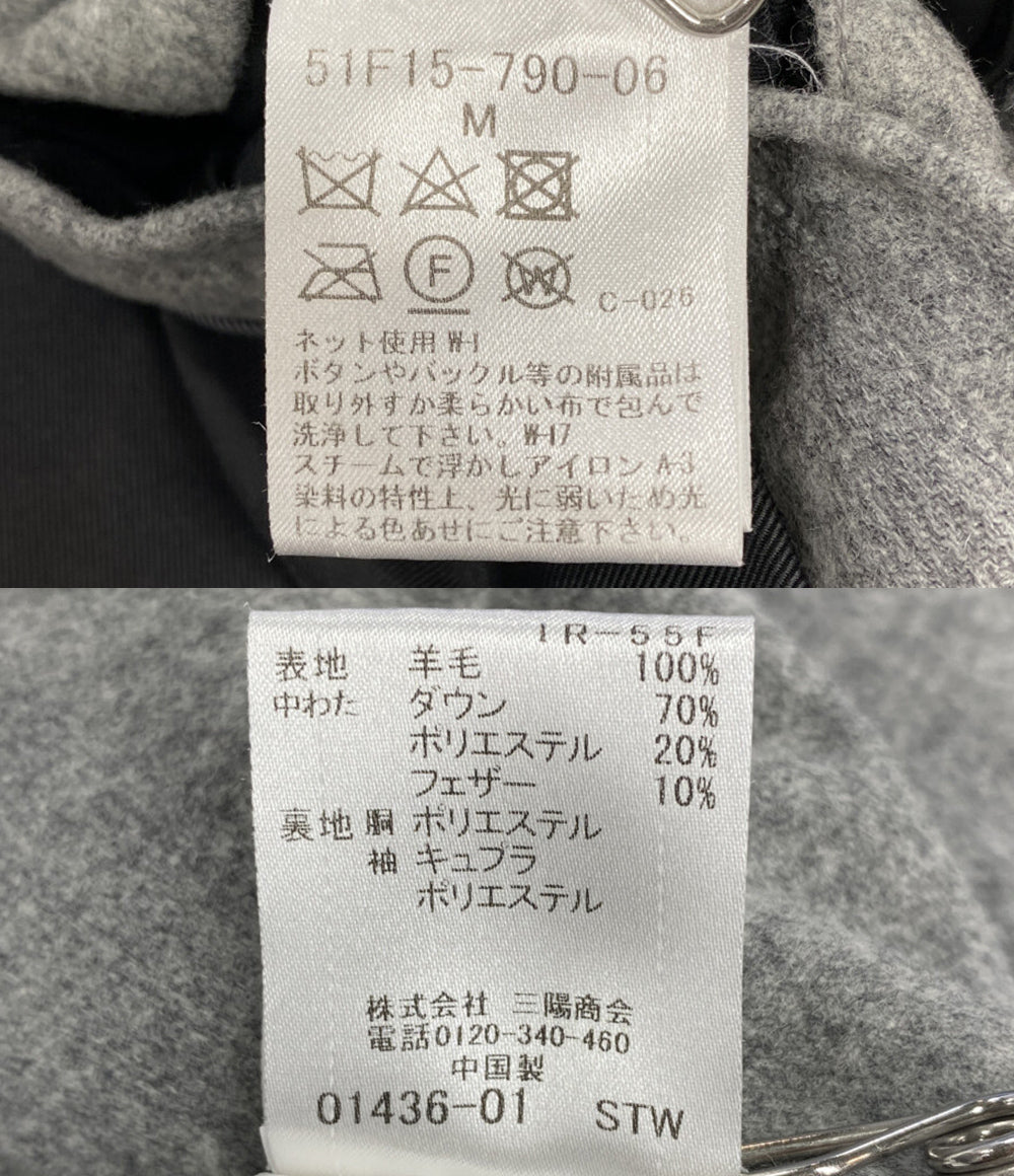 BLACK LABEL CRESTBRIDGE ピーコート THINDOWN シャド 51F15-790-06 メンズ SIZE M ブラックレーベルクレストブリッジ