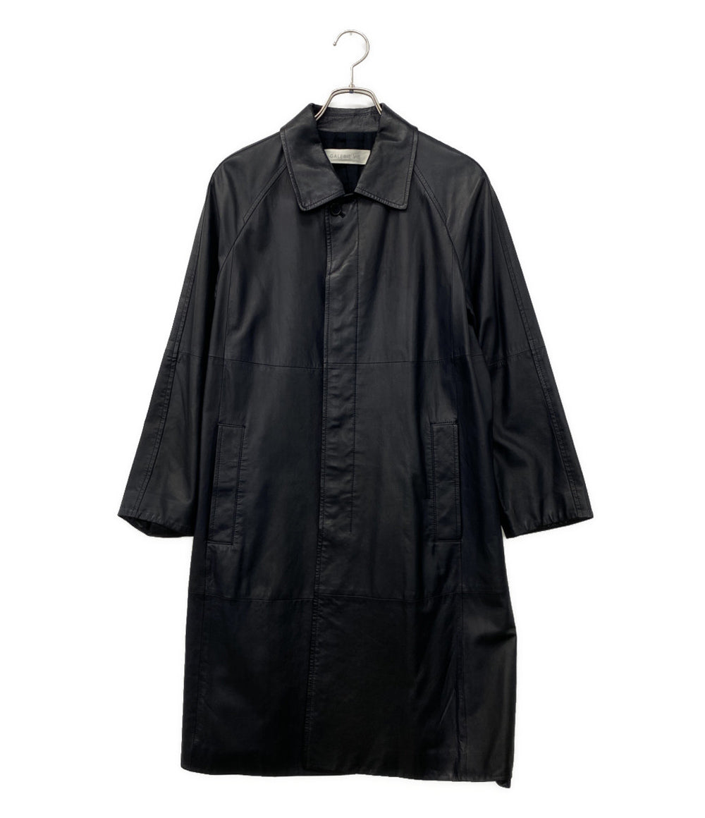 GALERIE VIE ステンカラーコート ラムレザー レディース SIZE 1 ギャルリーヴィー