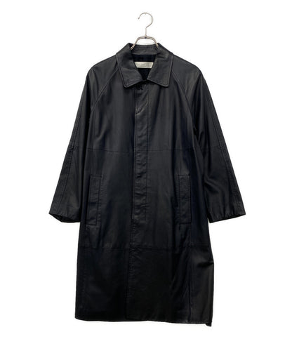 GALERIE VIE ステンカラーコート ラムレザー レディース SIZE 1 ギャルリーヴィー