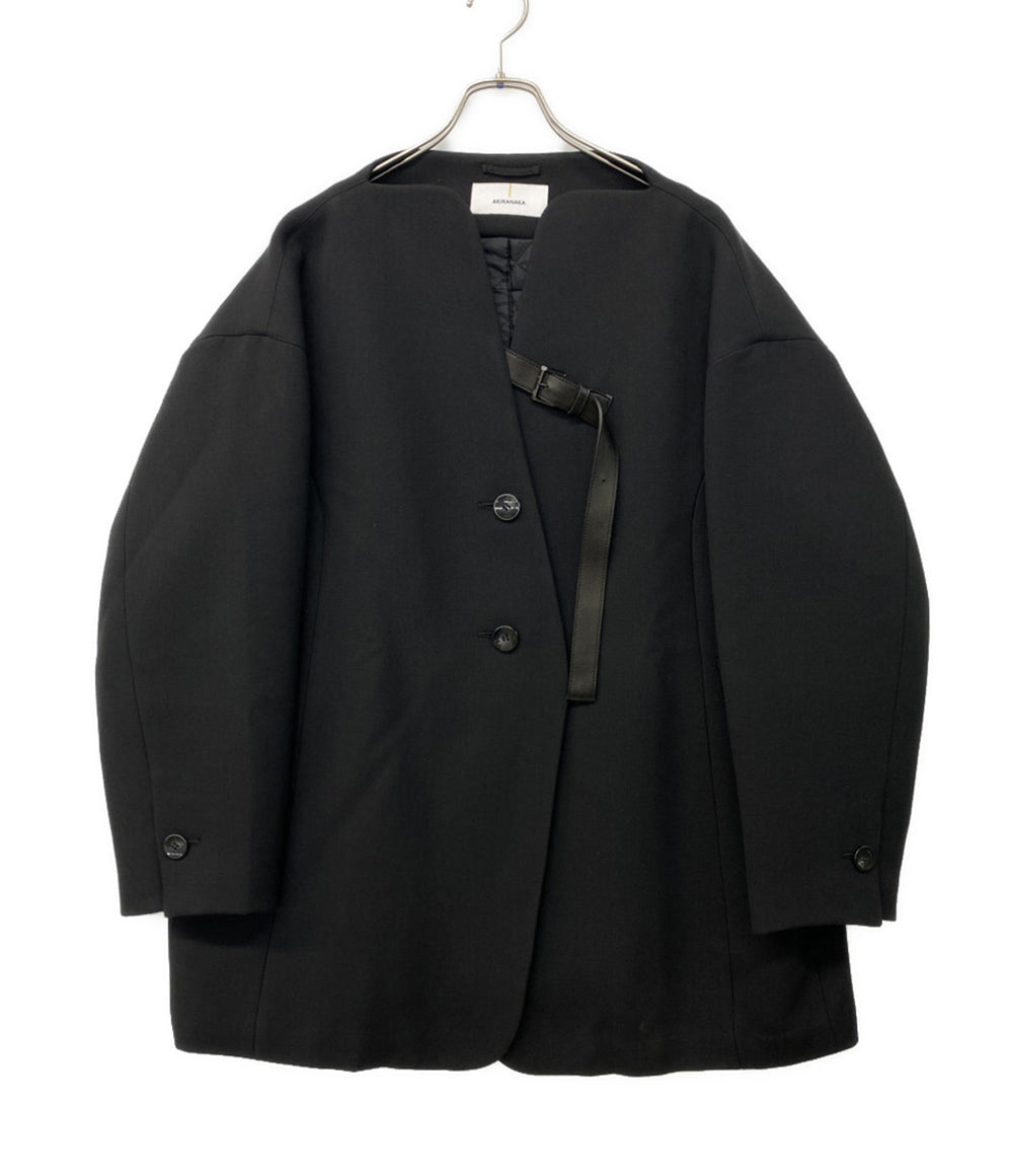 AKIRANAKA ノーカラージャケットSesilia front belt レディース SIZE 1 アキラナカ