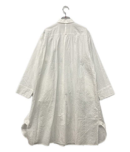 美品 Cotton House Aya コットンハウス アヤ シャツワンピ ホワイト MVYKB12909M レディース SIZE M
