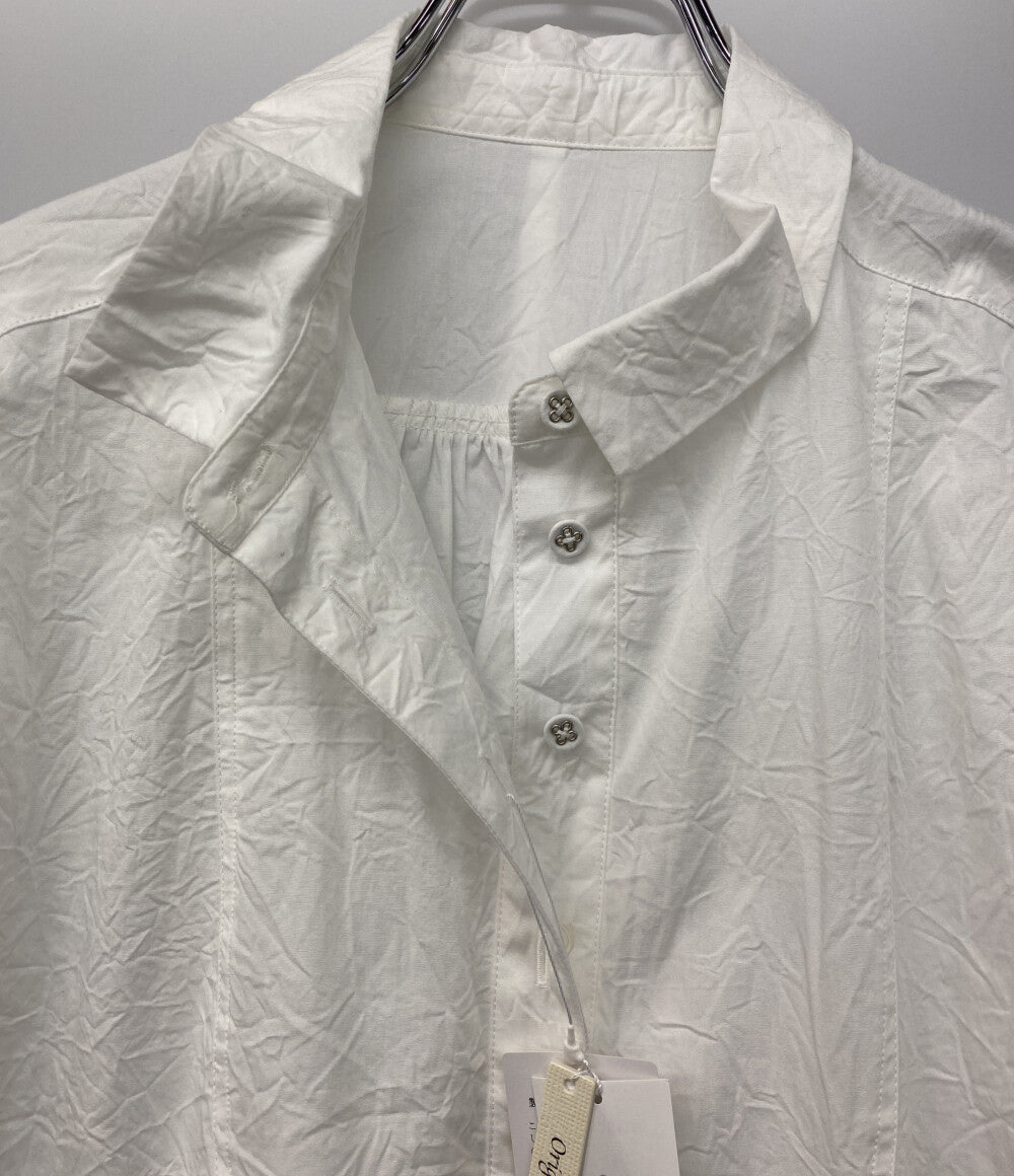 美品 Cotton House Aya コットンハウス アヤ シャツワンピ ホワイト MVYKB12909M レディース SIZE M