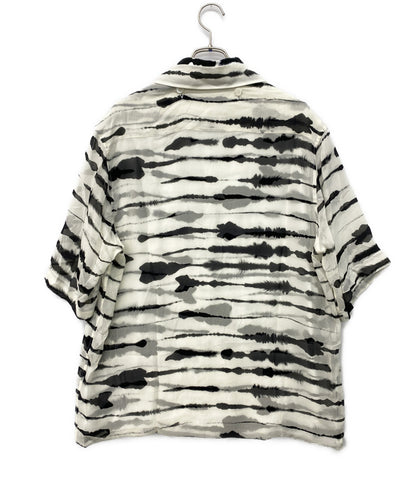 BURBERRY 半袖シャツ ゼブラ柄シャツ メンズ SIZE M バーバリー