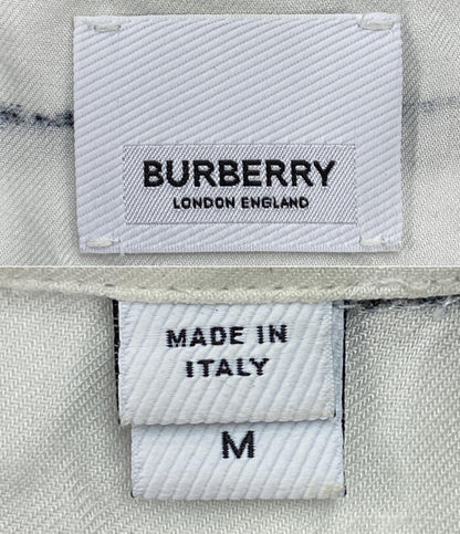 BURBERRY 半袖シャツ ゼブラ柄シャツ メンズ SIZE M バーバリー