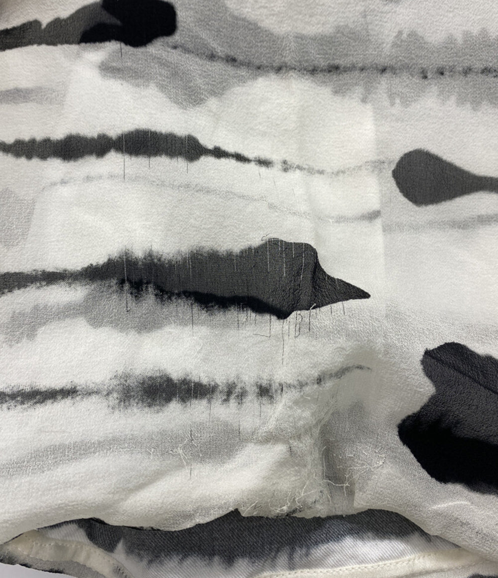 BURBERRY 半袖シャツ ゼブラ柄シャツ メンズ SIZE M バーバリー