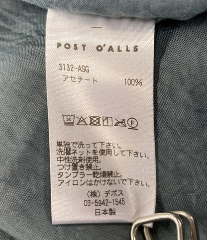 POST O’ALLS ポストオーバーオールズ ブルゾン フーディ 3132-ASG メンズ SIZE L