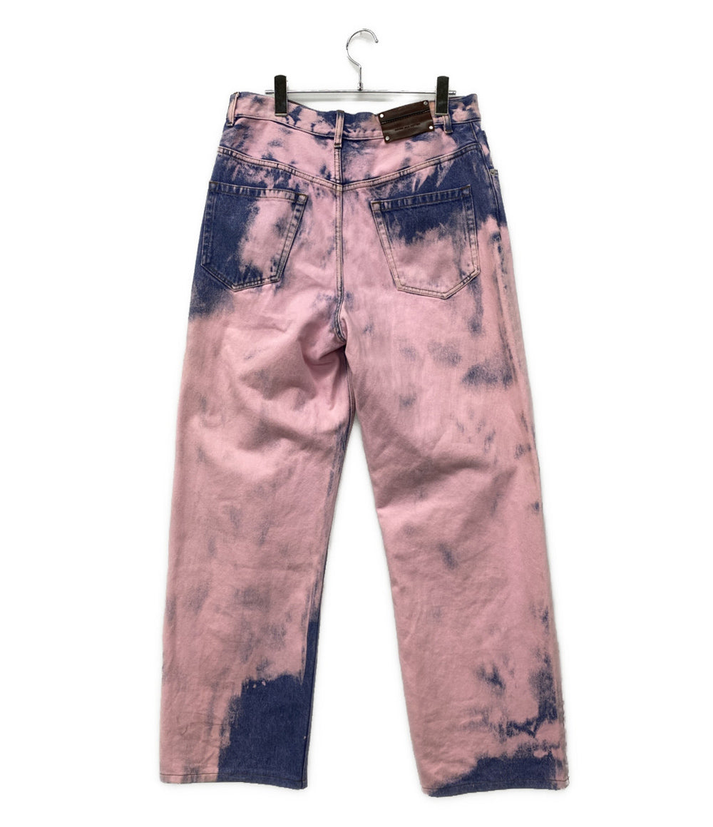 DRIES VAN NOTEN デニムパンツ ピンク染め ワイド 24SS メンズ SIZE 31 ドリスヴァンノッテン