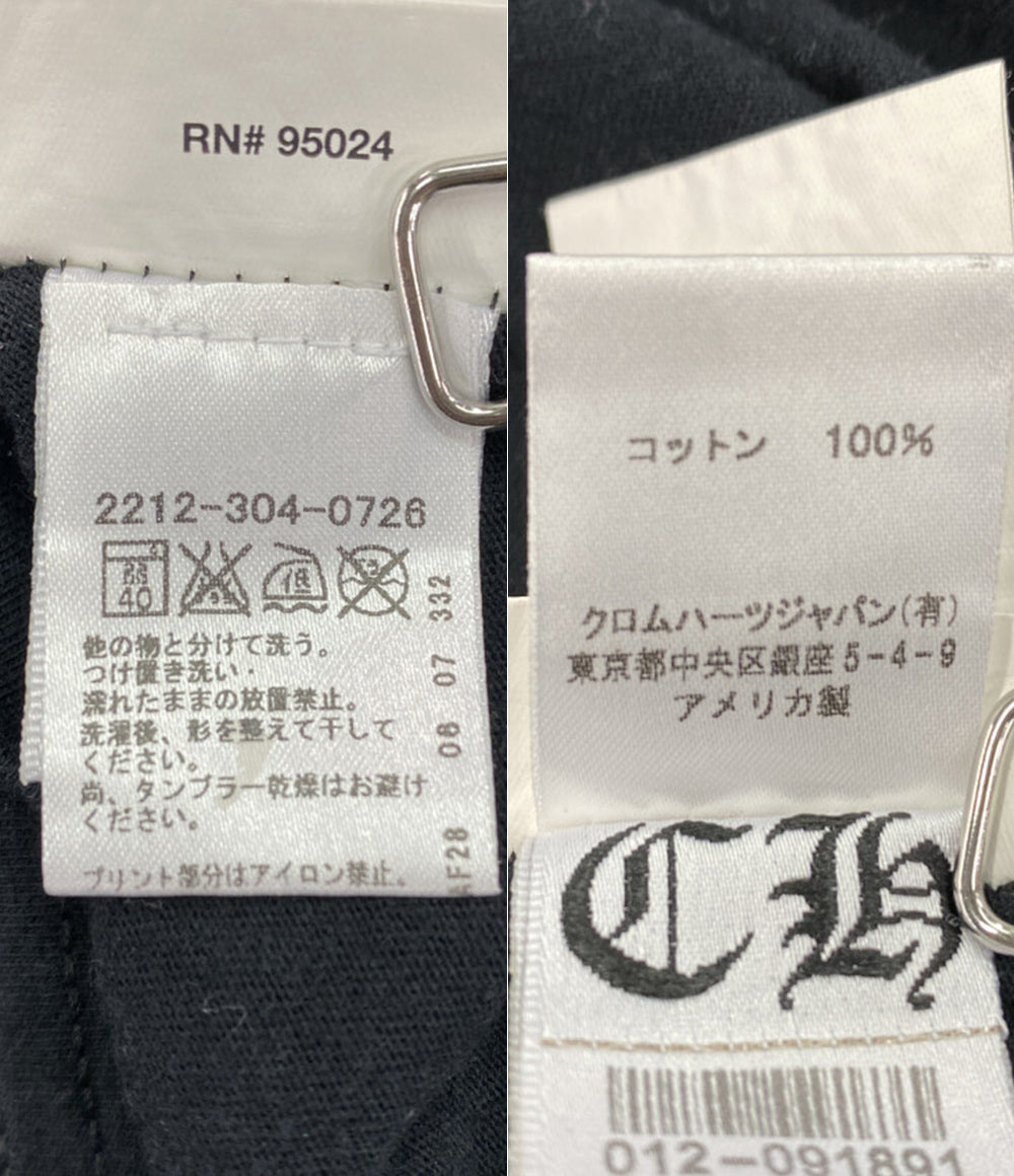 CHROME HEARTS 半袖Ｔシャツ 2212-304-0726 ブラック メンズ SIZE M クロムハーツ