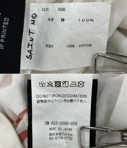 SAINT MICHAEL 半袖Ｔシャツ SM-A22-0000-008 ホワイト メンズ SIZE XXXL セントマイケル