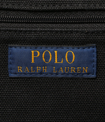 POLO RALPH LAUREN トートバッグ ブラック エンブロイダリー レディース ポロ・ラルフローレン