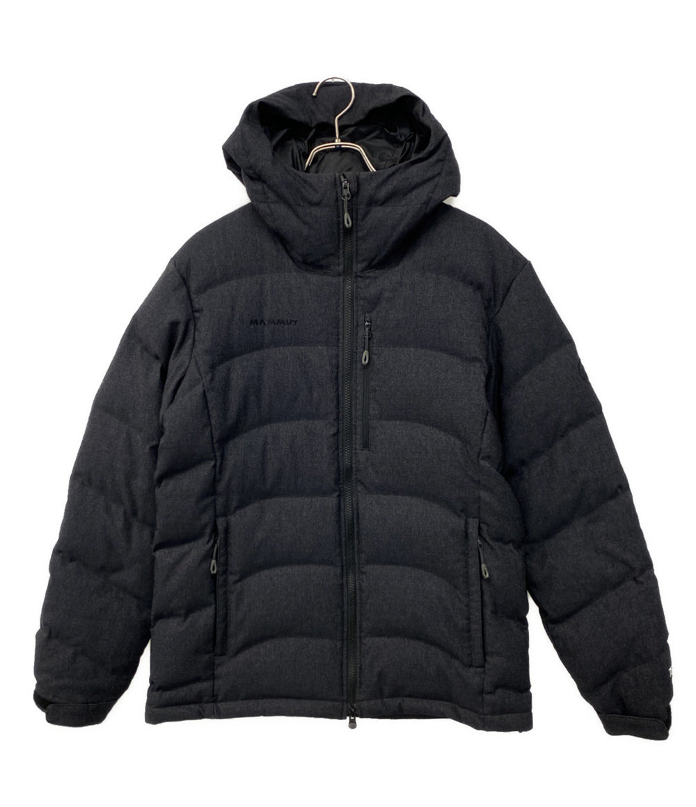 MAMMUT ダウンジャケット フード ブラック メンズ SIZE asia M マムート