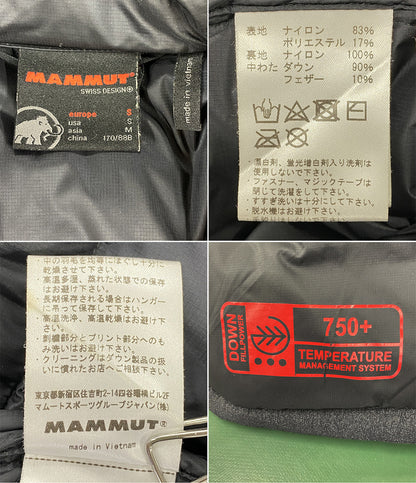 MAMMUT ダウンジャケット フード ブラック メンズ SIZE asia M マムート