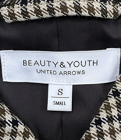 UNITED ARROWS コート ガンクロチェックコート 1225-139-8517 メンズ SIZE S ユナイテッドアローズ
