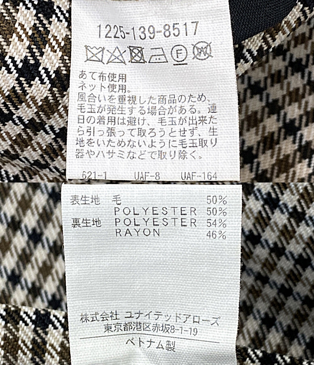 UNITED ARROWS コート ガンクロチェックコート 1225-139-8517 メンズ SIZE S ユナイテッドアローズ