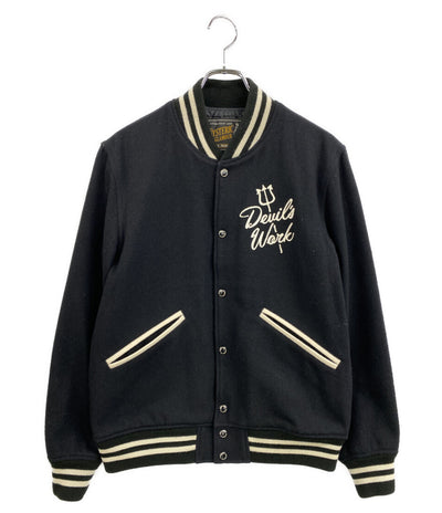 HYSTERIC GLAMOUR スタジャン ブラック 02183AB11 メンズ SIZE M ヒステリックグラマー