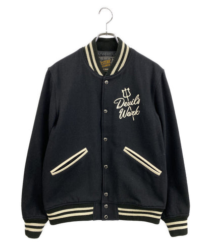 HYSTERIC GLAMOUR スタジャン ブラック 02183AB11 メンズ SIZE M ヒステリックグラマー
