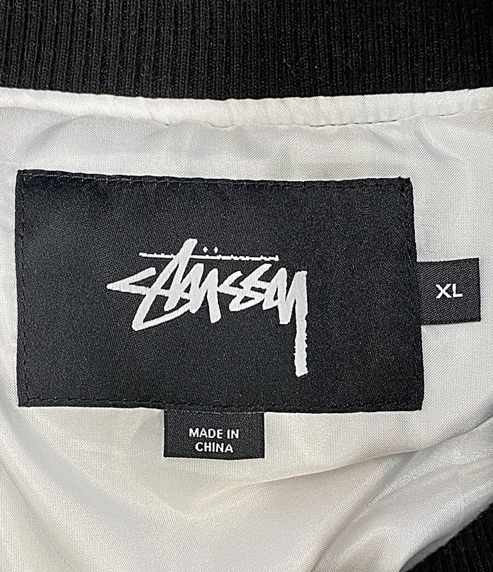 STUSSY ブルゾン ストライプ ボンバージャケット メンズ SIZE XL ステューシー