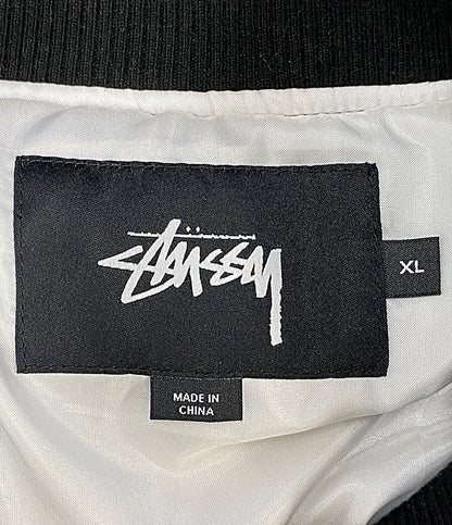 STUSSY ブルゾン ストライプ ボンバージャケット メンズ SIZE XL ステューシー