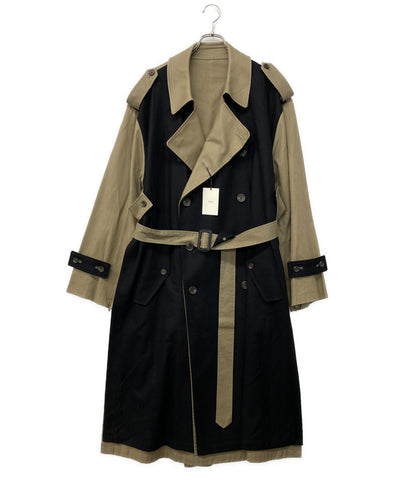 stein シュタイン オーバーサイズド ダブルラペルド トレンチコート 22AW メンズ SIZE S