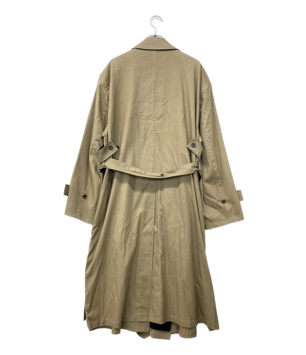 stein シュタイン オーバーサイズド ダブルラペルド トレンチコート 22AW メンズ SIZE S