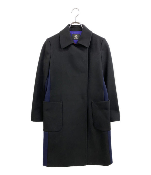 美品 PAUL SMITH コート BLK レディース SIZE 40 ポールスミス