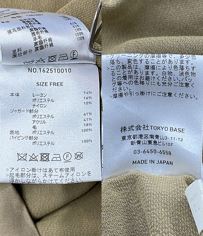 PUBLIC TOKYO ワンピース ブラウスレイヤードジャンパースカートセット 162510010 レディース SIZE F パブリック トウキョウ