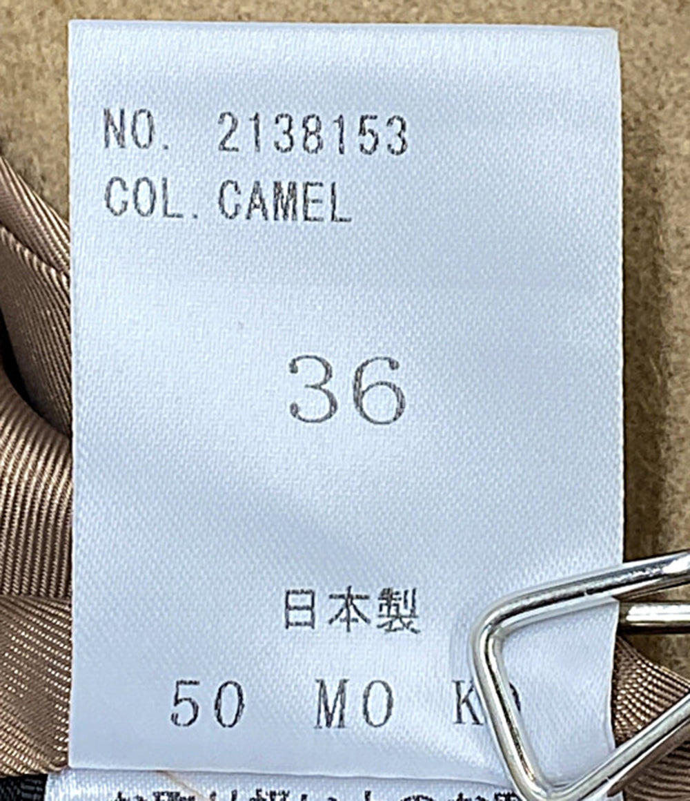 BARNEYS NEW YORK バーニーズニューヨーク コート CAMEL カシミヤ ブルーフォックス 2138153 レディース SIZE 36