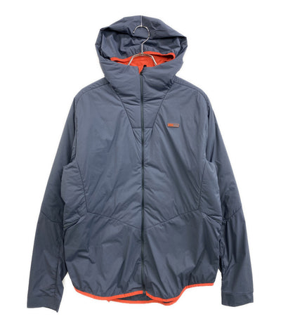 hoka one one ナイロンジャケット グレー 1115844 メンズ SIZE L ホカオネオネ
