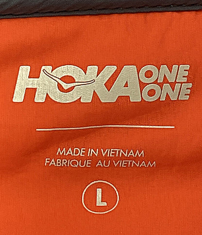 hoka one one ナイロンジャケット グレー 1115844 メンズ SIZE L ホカオネオネ
