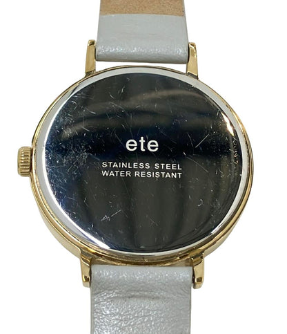 エテ 腕時計 クオーツ シルバー レディース ete