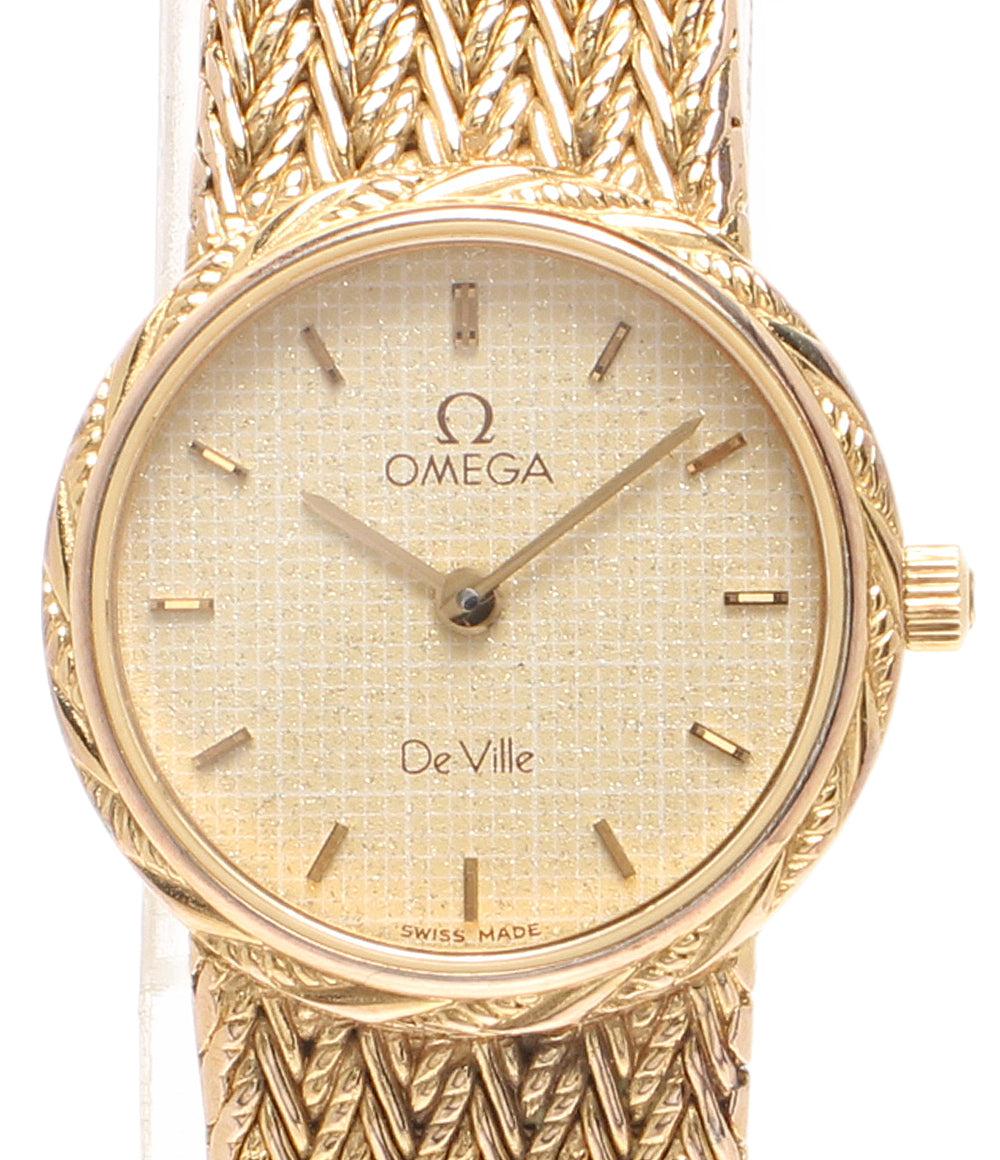 OMEGA 腕時計 デ・ヴィル クオーツ ゴールド レディース オメガ