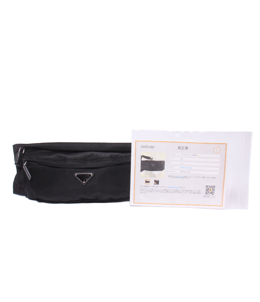 美品 PRADA ウエストポーチ ボディバッグ 2VL132 メンズ レディース プラダ