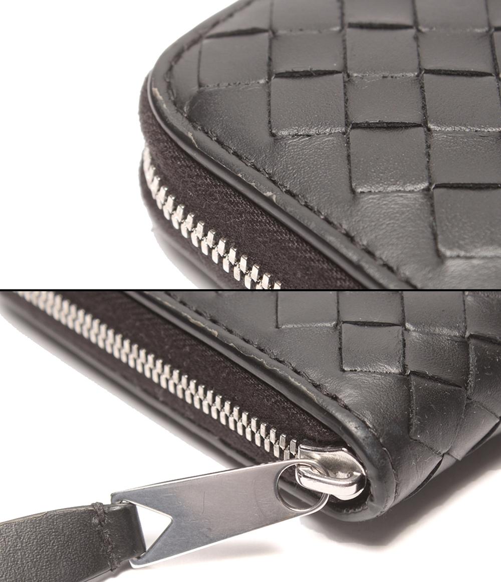 BOTTEGA VENETA ラウンドファスナー長財布 イントレチャート メンズ レディース ボッテガ・ヴェネタ