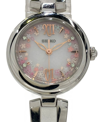 SEIKO 腕時計 ソーラー V117-0CT0 レディース セイコー