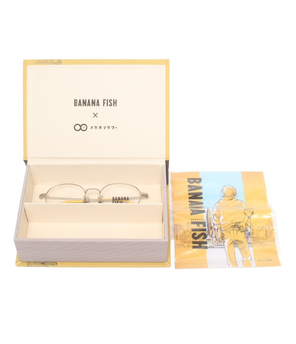 美品 伊達メガネ アイウェア 51□18 BANANA FISH バナナフィッシュ コラボフレーム アッシュ リンクスモデル ASH LYNX