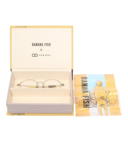 美品 伊達メガネ アイウェア 51□18 BANANA FISH バナナフィッシュ コラボフレーム アッシュ リンクスモデル ASH LYNX