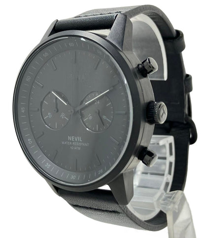 トリワ 腕時計 クオーツ ブラック NEST127 メンズ TRIWA