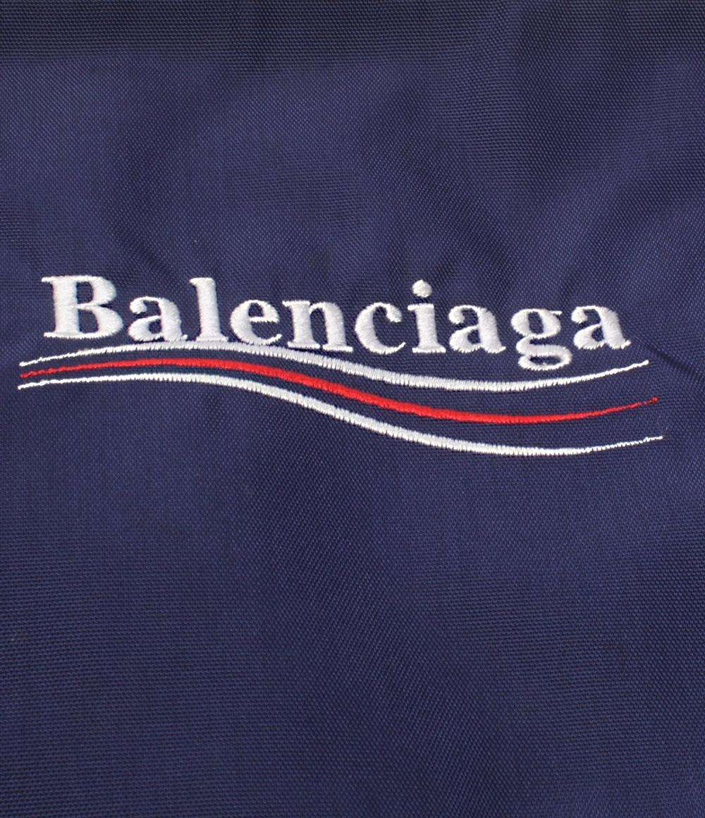 美品 バレンシアガ クラッチバッグ ナイロン ロゴ刺繍 ユニセックス BALENCIAGA