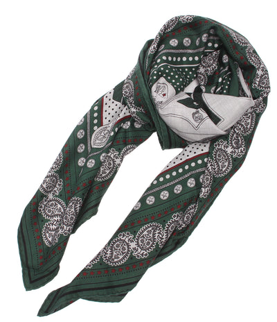 美品 HERMES ストール カレ140 カレジェアン ZOUAVES ET DRAGONS レディース エルメス