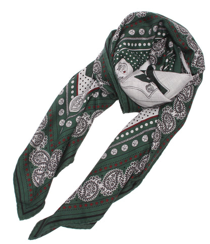 美品 HERMES ストール カレ140 カレジェアン ZOUAVES ET DRAGONS レディース エルメス