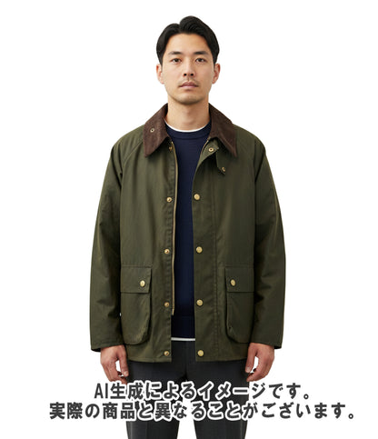 Barbour カバーオール ダブルジップ 24AW SLOBE別注 Short BEDALE タグ付き ダブルジップ スナップボタン メンズ SIZE 36 (S) バブアー