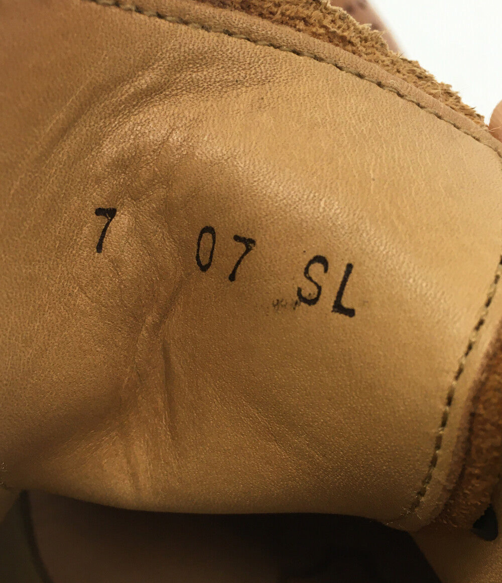 ローク  ドレスシューズ ウィングチップ ブラウン      メンズ SIZE 7  Loake