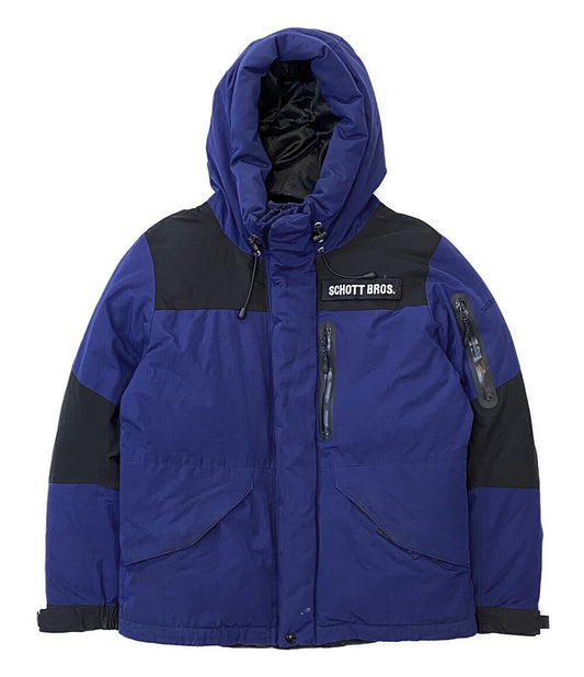 Schott ダウンジャケット 2TONE SNORKEL DOWN PARK RED 3172025 メンズ SIZE M ショット